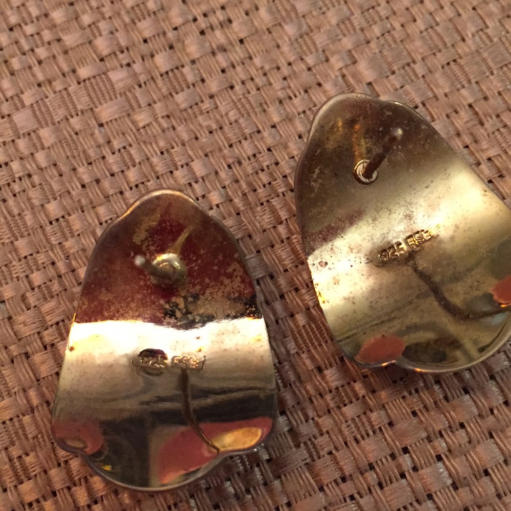 925 Silver Timeless Rounded Stud Earrings - image 4